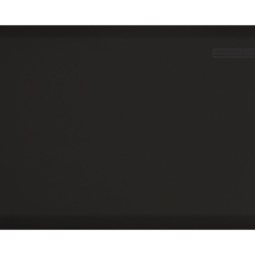 Overhead shot of a black 3ft by 2ft Supreme mat.