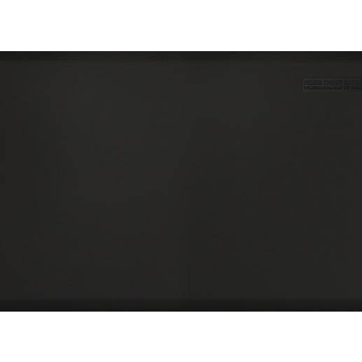 Overhead shot of a 5ft by 3ft black Supreme mat.