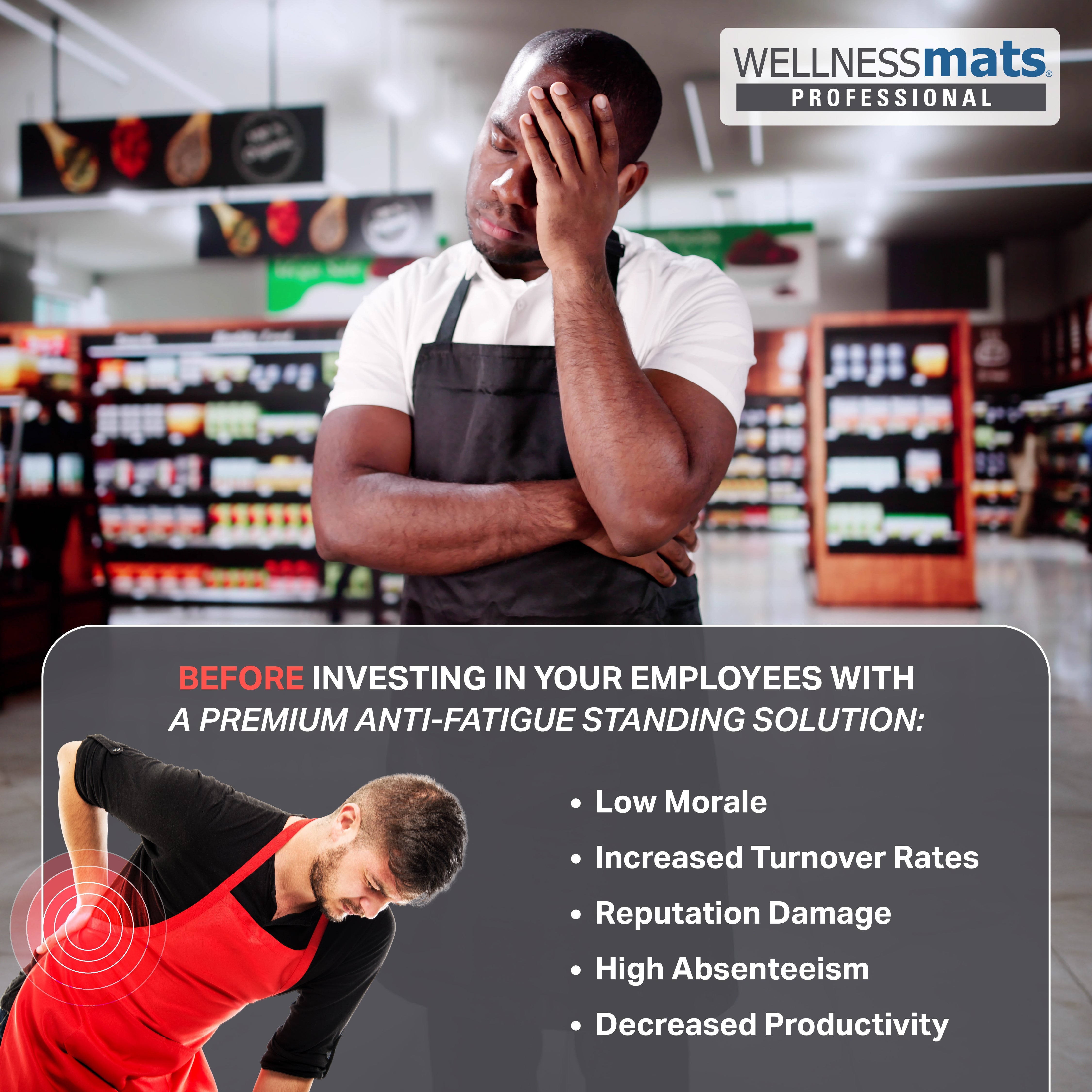 EMPLOYEE COMFORT STARTS FROM THE GROUND UP